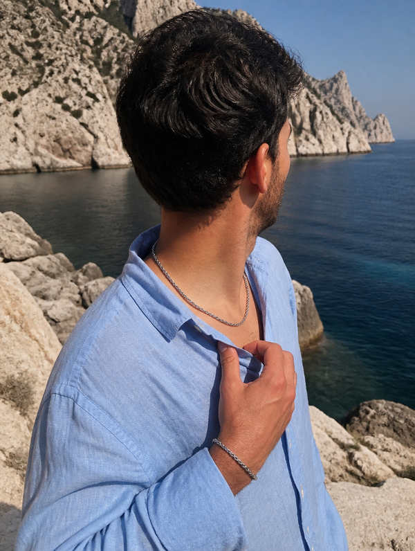 SET SIGNATURE — Chaîne & Bracelet Cordage