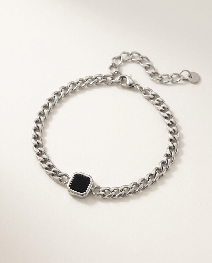 BRACELET CUBAIN — Cubaine Lapis 5 mm — BRISANT
