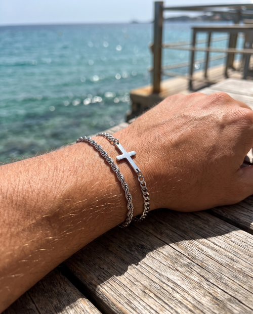 SET CROIX & CORDAGE — Bracelets