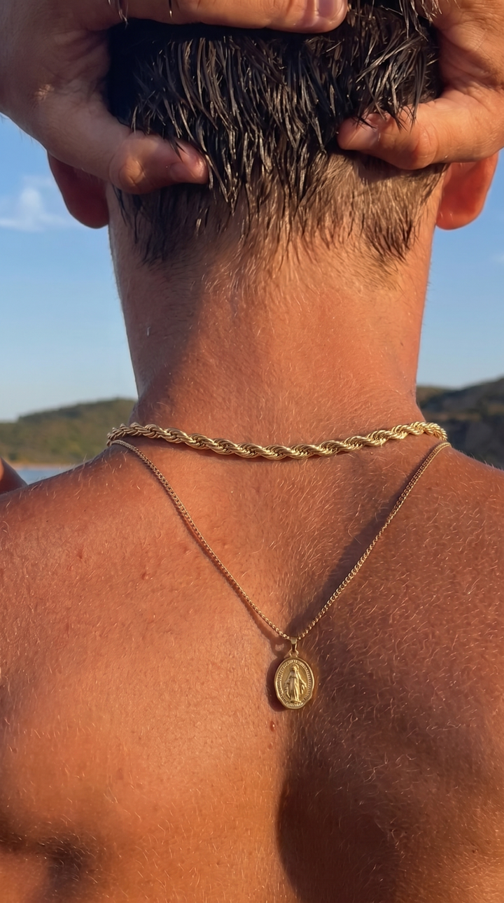 SET MADONE & CORDAGE Or — nuque golden hour Or — BRISANT