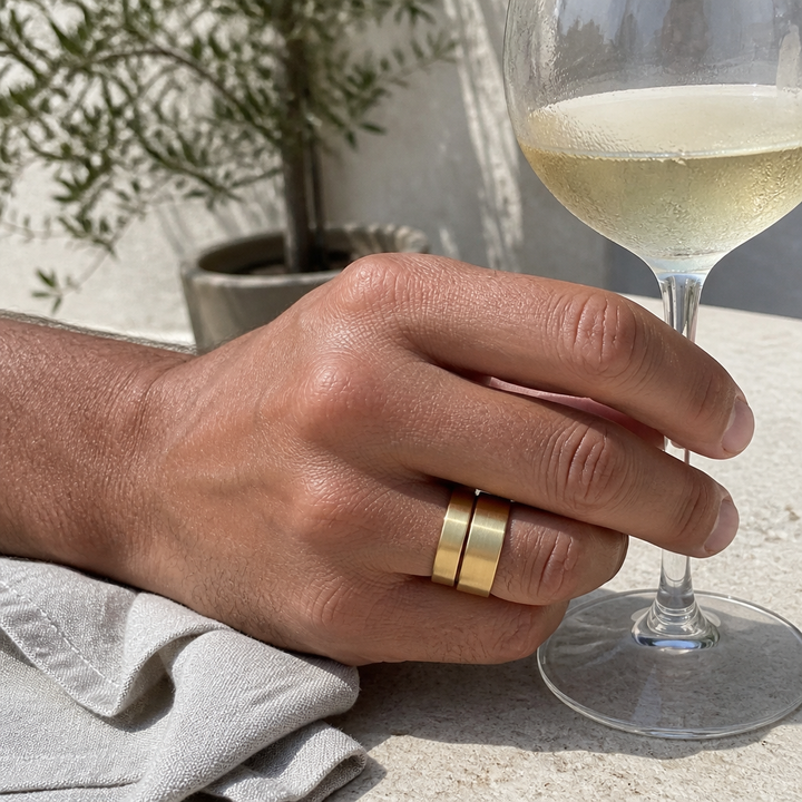 L'ANNEAU lifestyle terrasse — Or — BRISANT