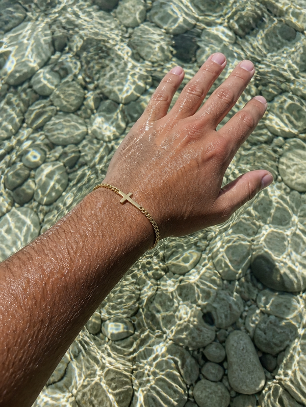 BRACELET CROIX or