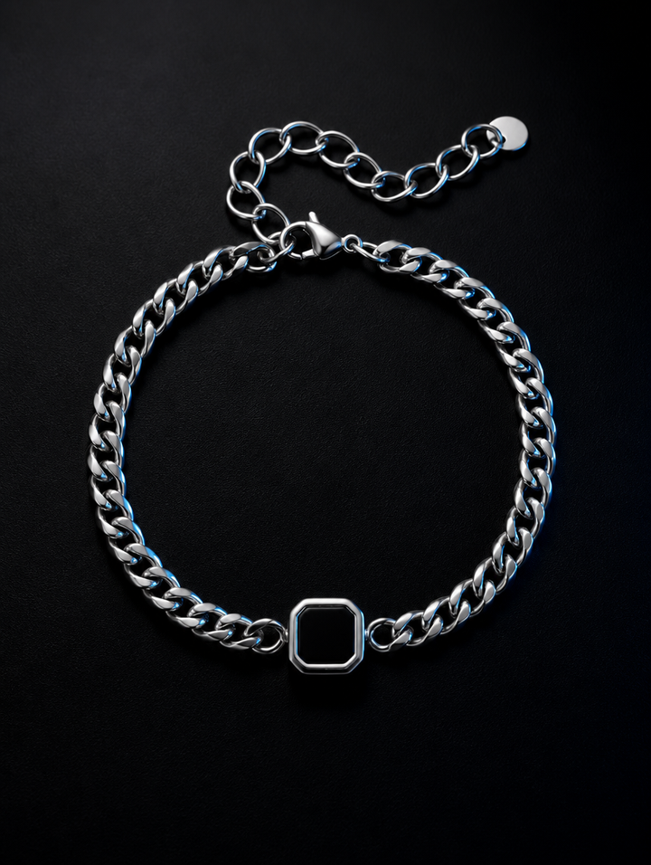 BRACELET CUBAIN — Cubaine Lapis 5 mm — BRISANT